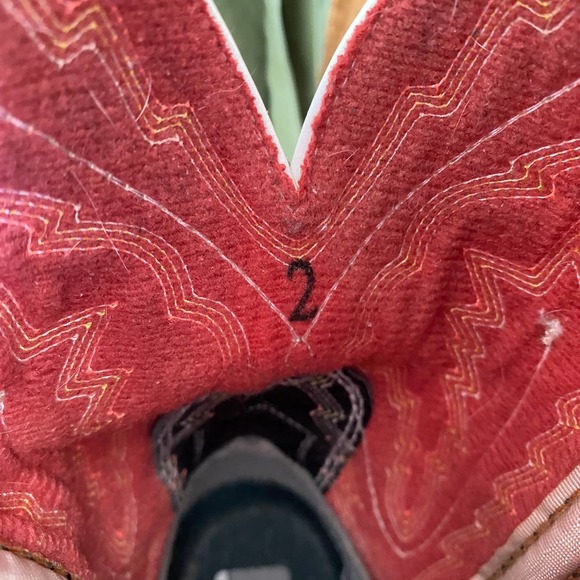 Ariat Kids' Adriano Moraes Bull Rider Western Boot Red & Black Square Toe Kid 4 - Picture 9 of 13